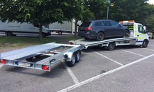 Renault Master - Odťahové Vozidlo - Odťahová súprava s prepravníkovým prívesom